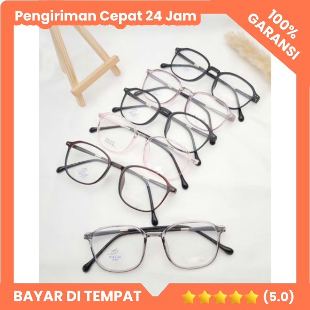 [BISA COD] Kacamata 2127 l Ganti Lensa Minus l Anti Radiasi...