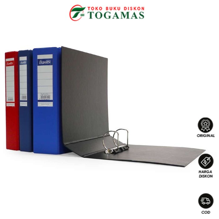 

TERMURAH !! BINDER RING 1222 A4/A5/FC 2D-25MM BANTEX