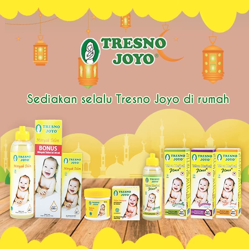 ( Isi 3 Pack ) Tresno Joyo Minyak Telon 100 ml (Free Minyak Telon 30 ml)