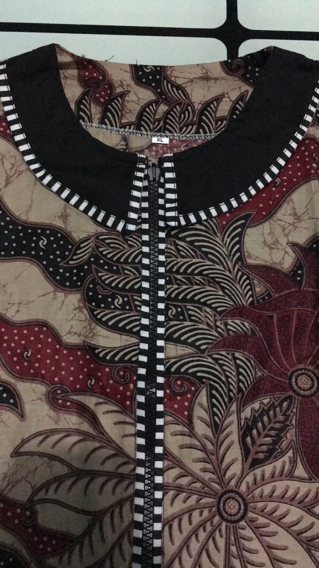 Blouse Batik Kerja Atasan Batik Wanita M L Xl Xxl Jumbo