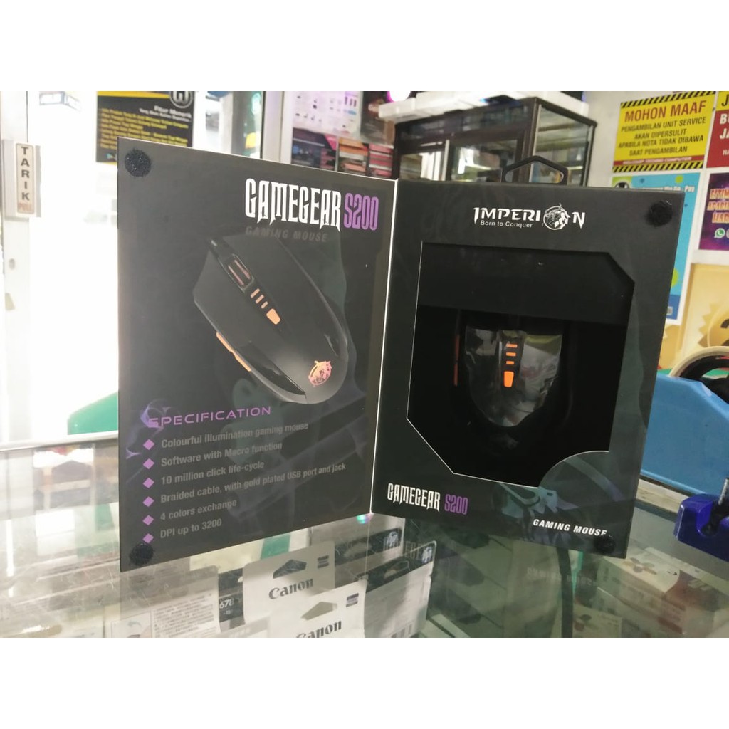 Mouse Gaming Macro Imperion S200 GameGear