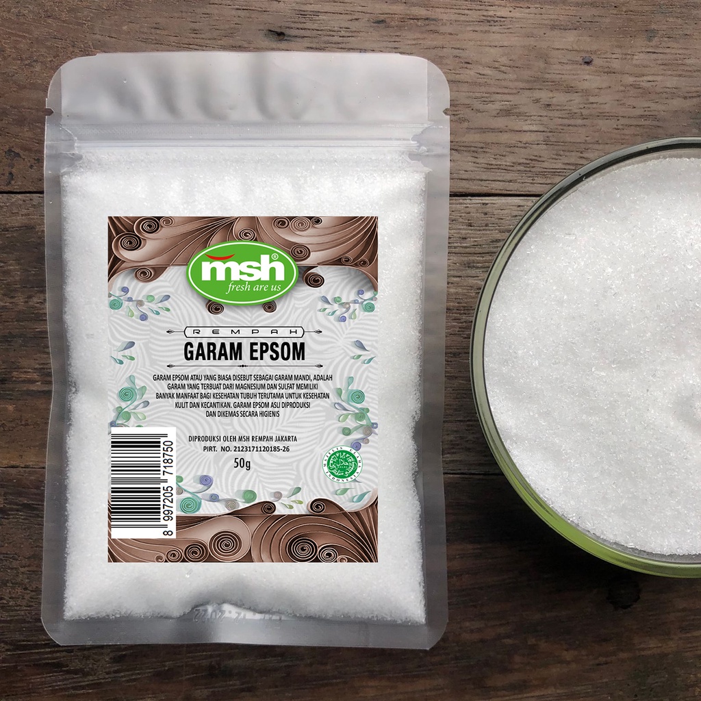 

Premium MSH Garam Epsom 50g