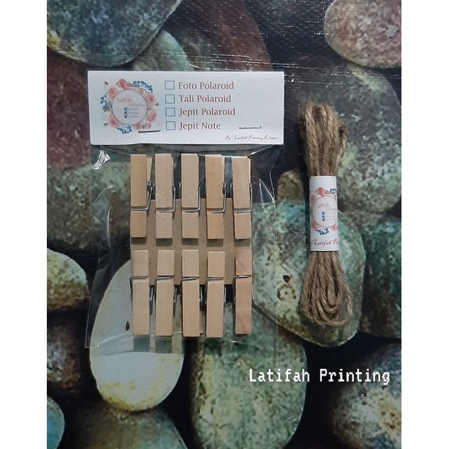 

TALI POLAROID/JEPIT KAYU POLAROID/KLIP POLAROID