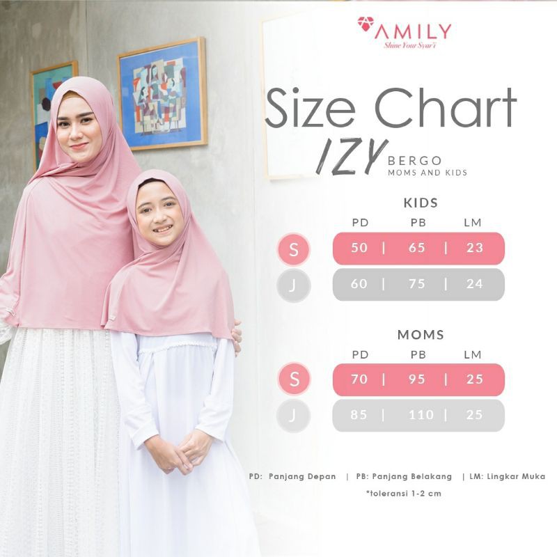 BERGO IZY MOMS HIJAB INSTANT BY AMILY HIJAB