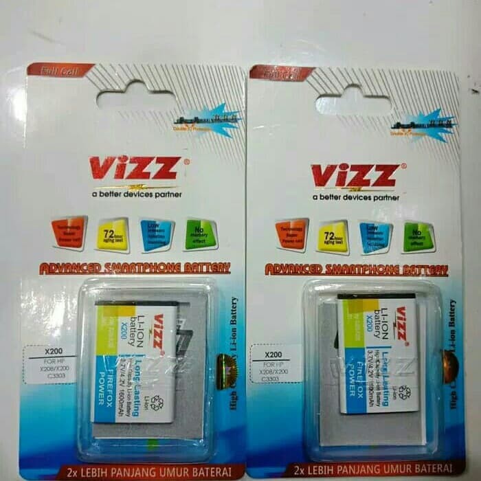 Vizz Double Power Battery Batre Baterai Vizz Samsung Champ C140 E1272 1272 AB463446BC