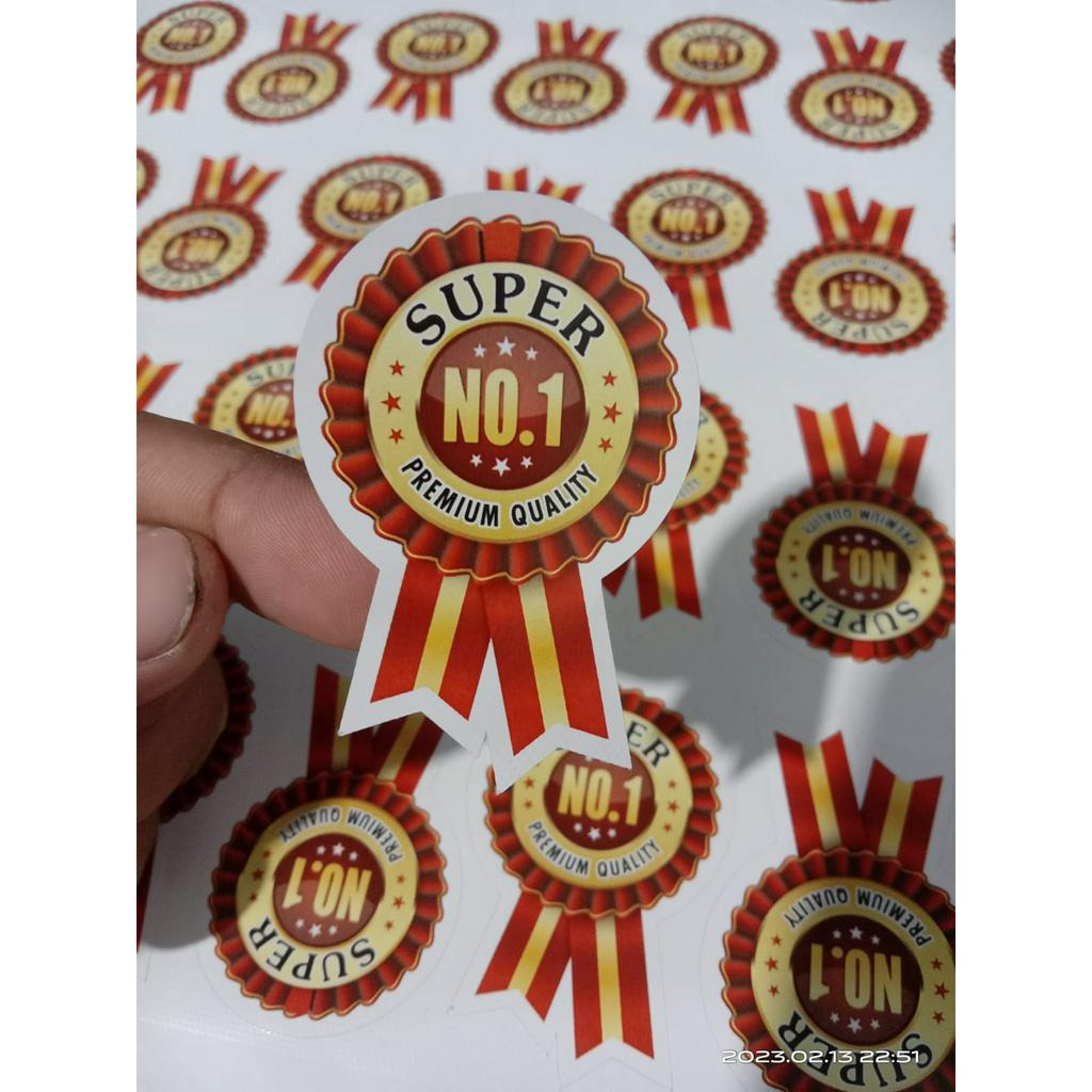 

Cetak Stiker Vinyl + Kisscut