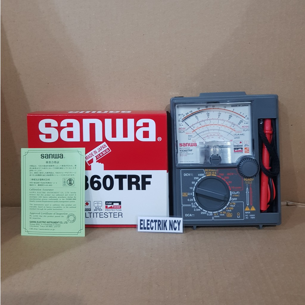 tester sanwa analog YX360TFR