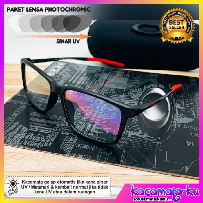 Frame Kacamata Sporty Pria Matter OX3189 Lensa Photocromic UV BISA COD