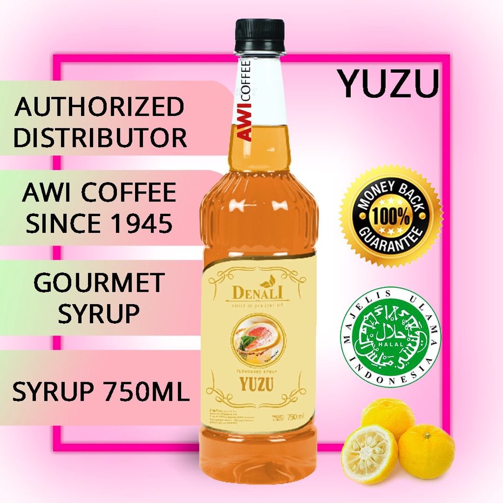 

Awi Segar Harum I Syrup Yuzu 750ml I denali I coffee | Flavored