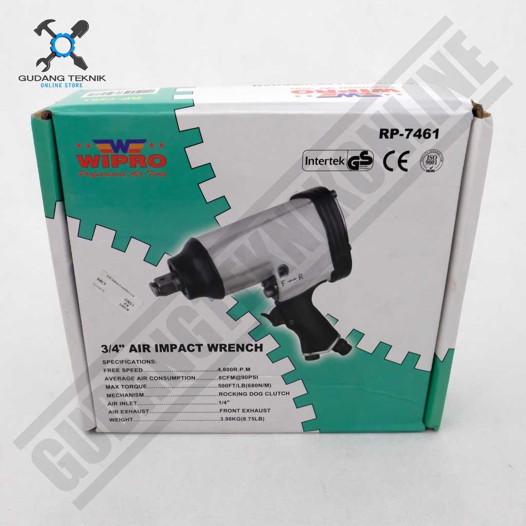 Air Impact Wrench Wipro RP-7461 3/4inch - Impact Wrench Wipro 3/4 inch