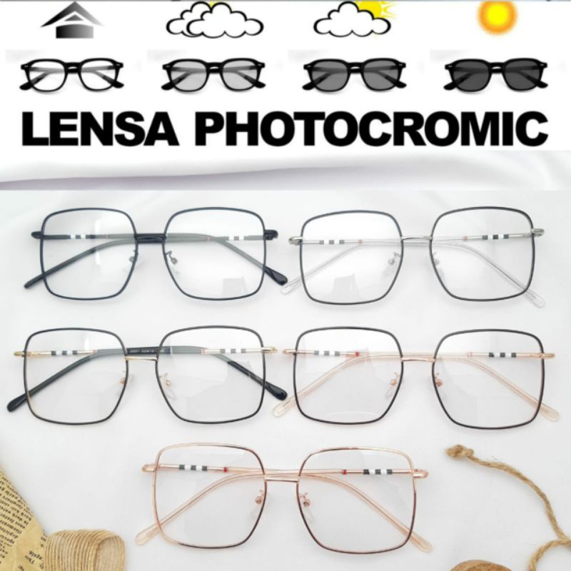 kacamata fashion lensa fotocromic 9691