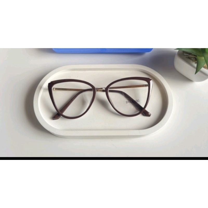 kacamata minus wanita cat Eye frame 3002