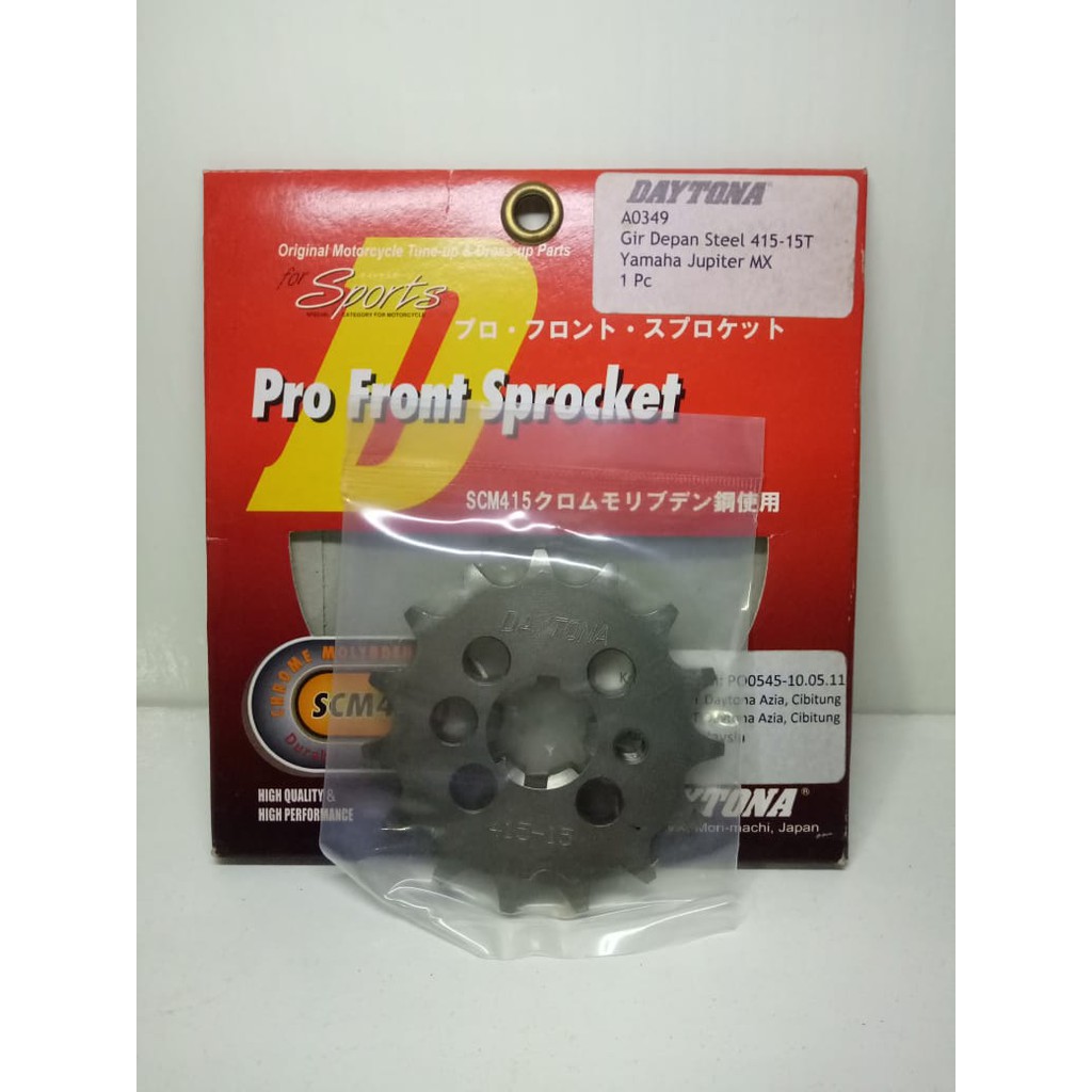 Gear Depan Daytona Yamaha Jup-MX 415 11T - 16T