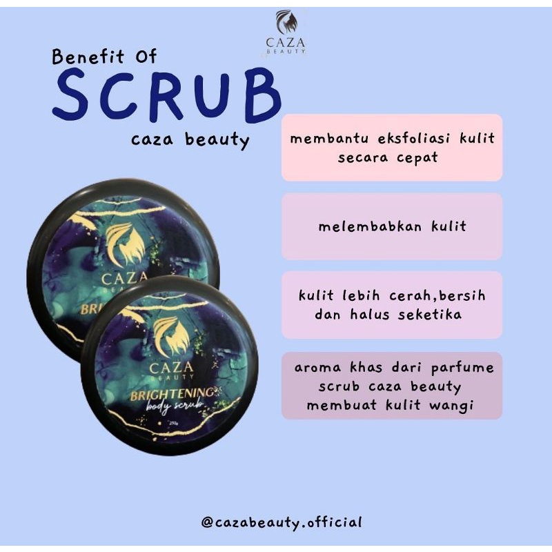 Lulur body Scrab By.Caza Beauty 100% ORI