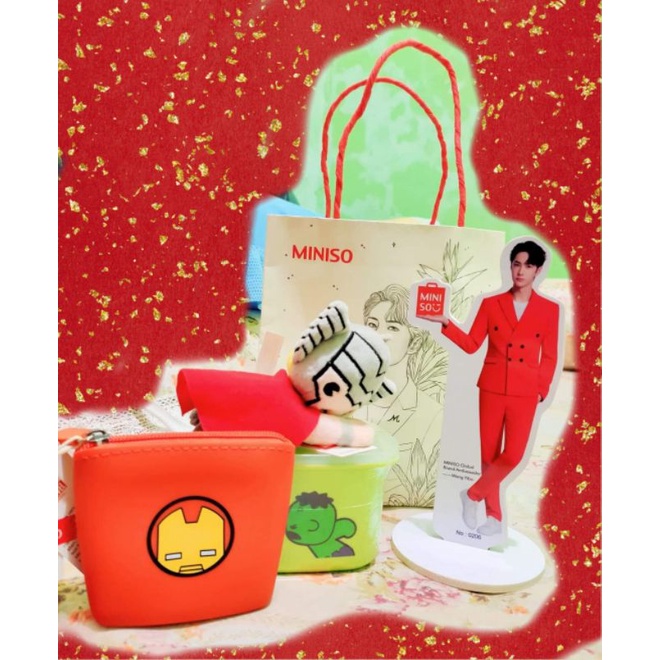 Miniso Wang Yibo Standee Marvel Merchandise Original