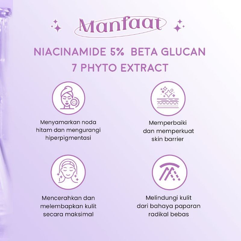 Scarlet Niacinamide 5% Beta Glucan 7 Phyto Extract Serum