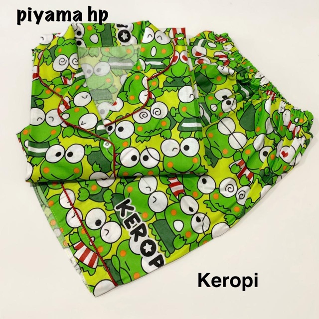 piyama jumbo bigsize 3L ld120 lengan pendek celana pendek