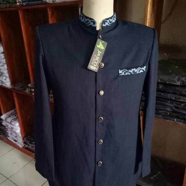 Jasco bordir KS | busana muslim pria | baju koko