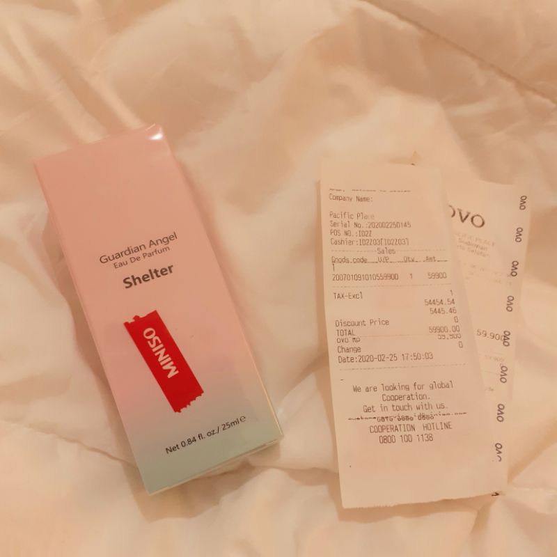[New segel] Parfum Miniso Guardian Angel Eau De Perfurme Shelter