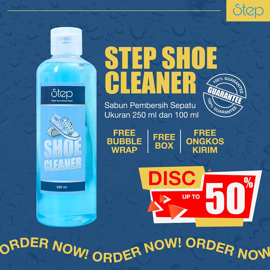 STEP SHOE CLEANER PEMBERSIH SEPATU SHOES CLEANER PARFUM SEPATU SABUN SEPATU LAUNDRY SEPATU OBAT SEPA