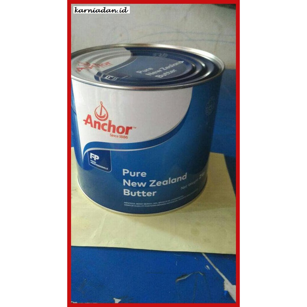 

Rettubagetnem- Anchor Butter Asin Kaleng 2Kg Cocok Buat Aneka Kuker, Masakan. -Asli-Slii.
