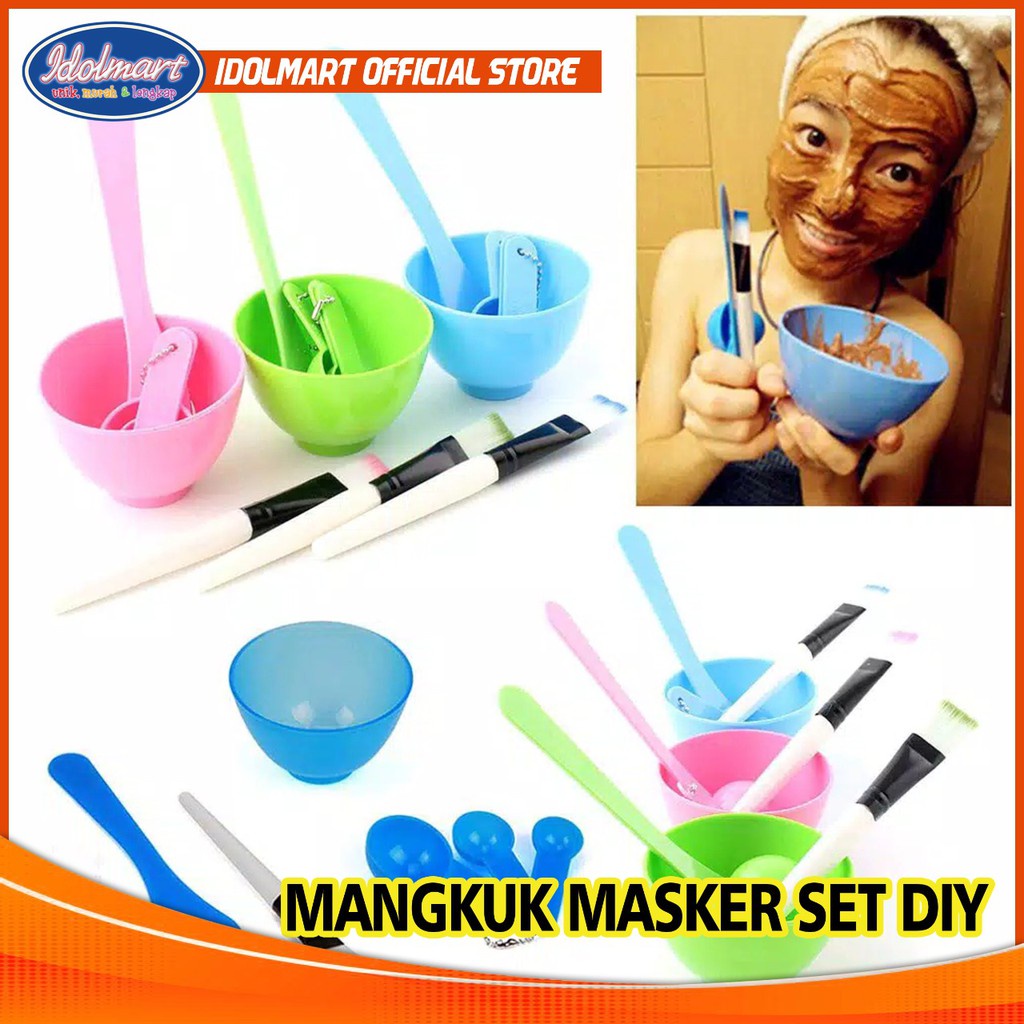 IDOOMART Mangkuk MAsker Set Diy/ Mangkuk Masker