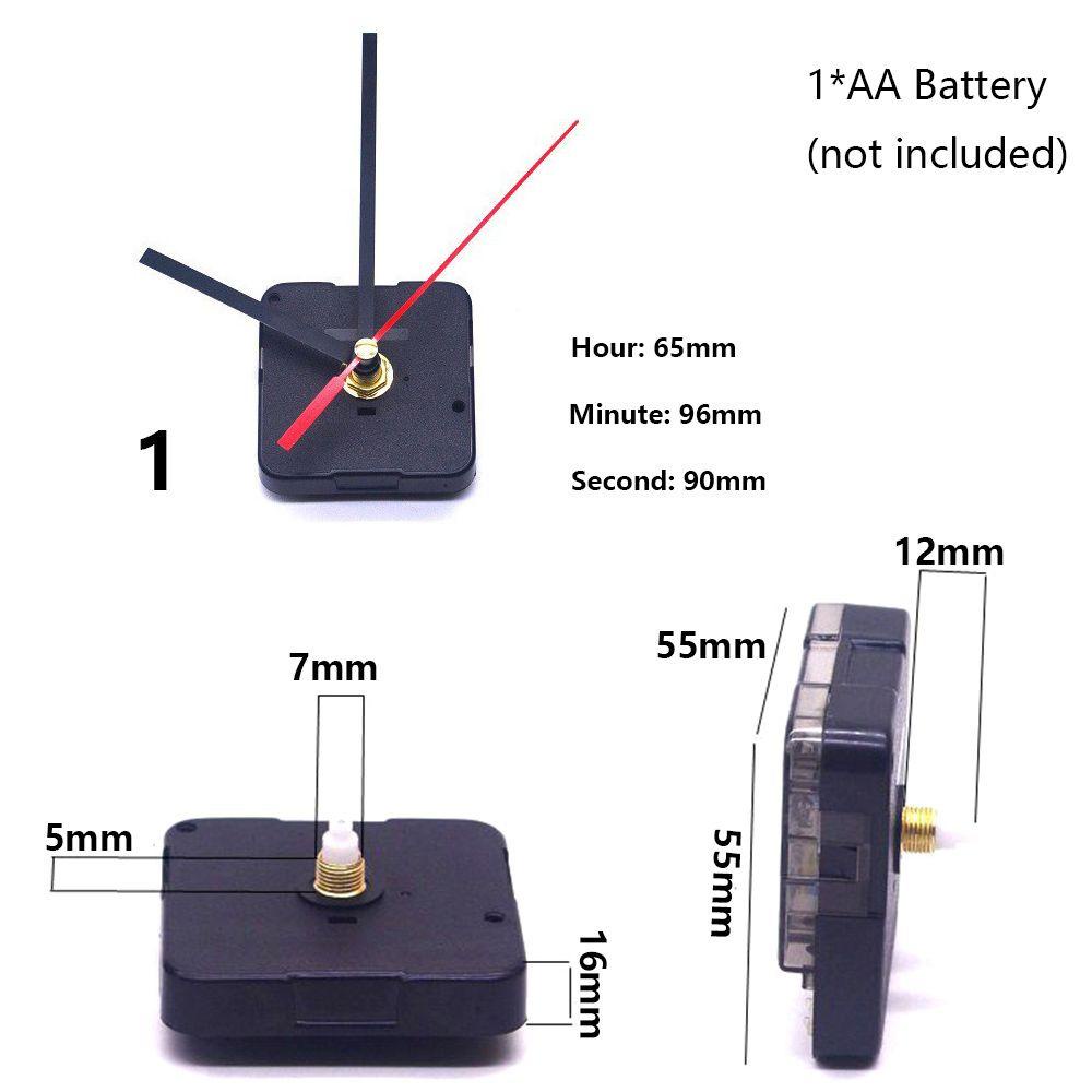 Preva Suku Cadang Jam Silent Aksesori Movement Mechanism Quartz