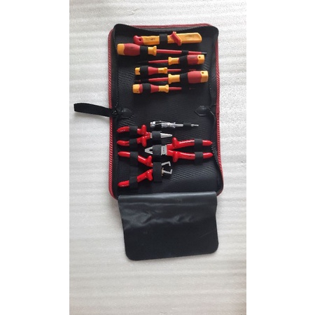 Tools Set Listrik / Tool Set Berisolasi / Insulation Tool Set ( Isi 10 Pcs ) Finework 99LB010