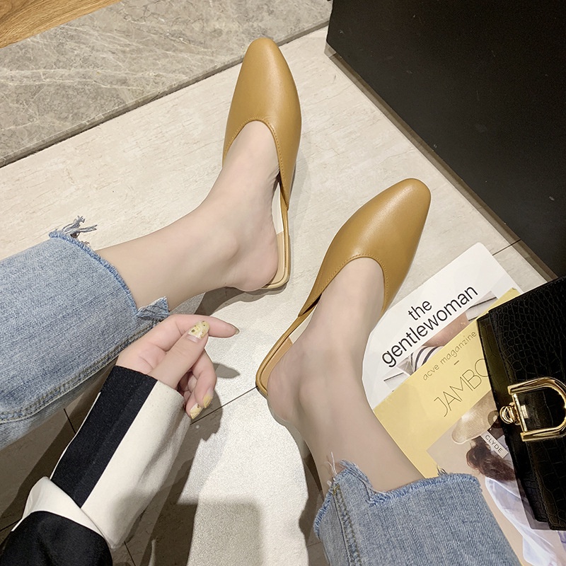 FD Sandal Wanita Import Terbaru Sendal Santai Slip On Perempuan Korea Cewek Cantik DI-056