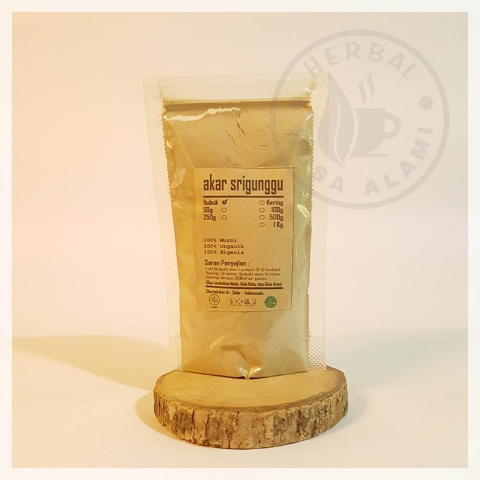 

AKAR SRIGUNGGU BUBUK | MURNI | Clerodendron Serratum 100g