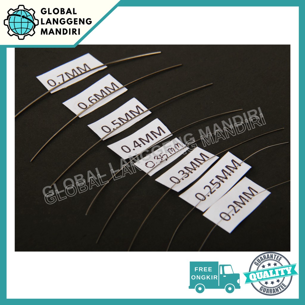 KAWAT STAINLESS LUNAK 0.4MM / 0.8MM (304) / KAWAT LAS / KAWAT IKET