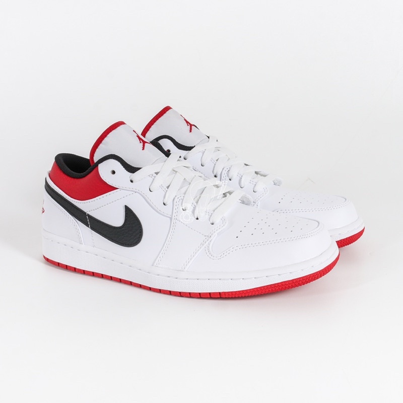 Air Jordan 1 Low White Univ Red