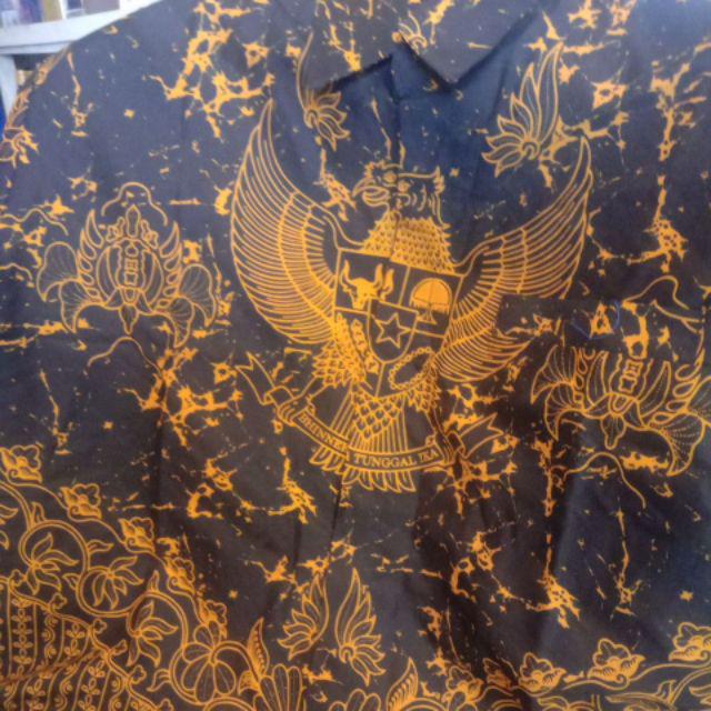 Baju Batik Pria | Pancasila Emas By Rajasakti