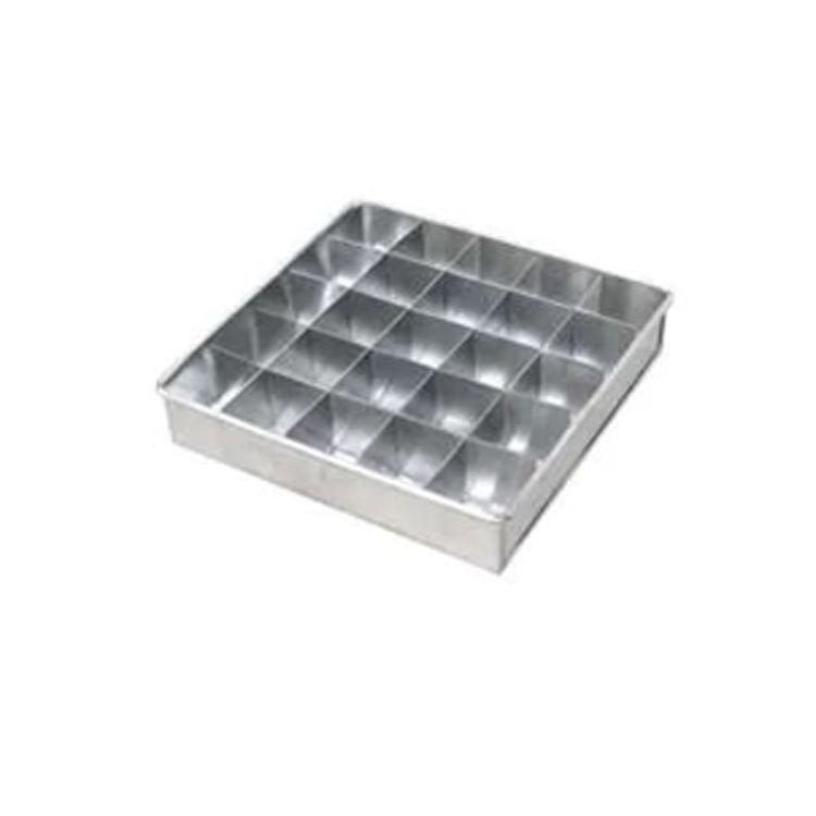 Loyang Alumunium Sekat 25 Kotak | Loyang Brownies Bronis Sekat