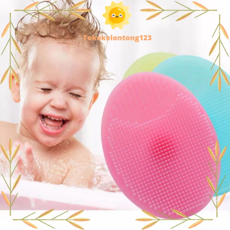 [COD] Sikat Silikon Kepala Bayi/Sikat Mandi Silikon Bayi/Silicone Bath Brush Baby/Sisir Mandi Bayi