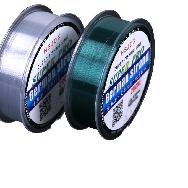 ➽ Bingolife Germany Fishing Line Nilon Senar 200m Set Peralatan Pancing Invisible Bahan Tahan Lama P
