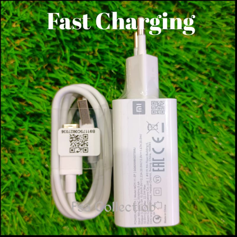 CHARGER XIAOMI FAST CHARGING 3.A USB TYPE-C 22.5W TRAVEL CHARGER PREMIUM QUALITY super fast charging