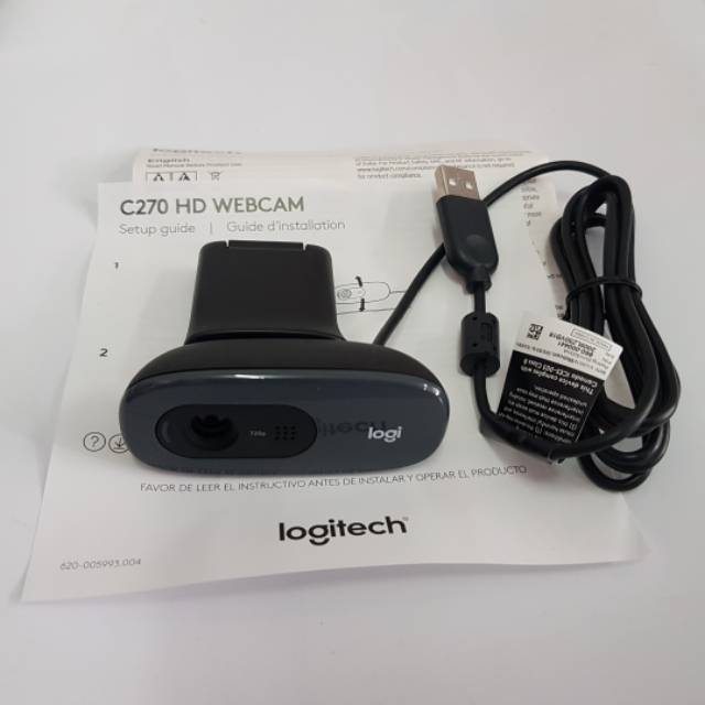 WEBCAM LOGITECH C270 WEB CAM C 270 HD ORIGINAL GARANSI RESMI