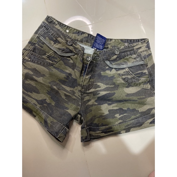 celana pendek wanita jeans pendek wanita army hijau
