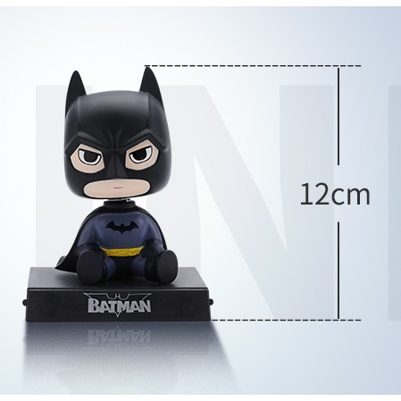 Pajangan Figure Miniatur Mobil BATMAN Per Goyang Kepala Shacking Head Toy