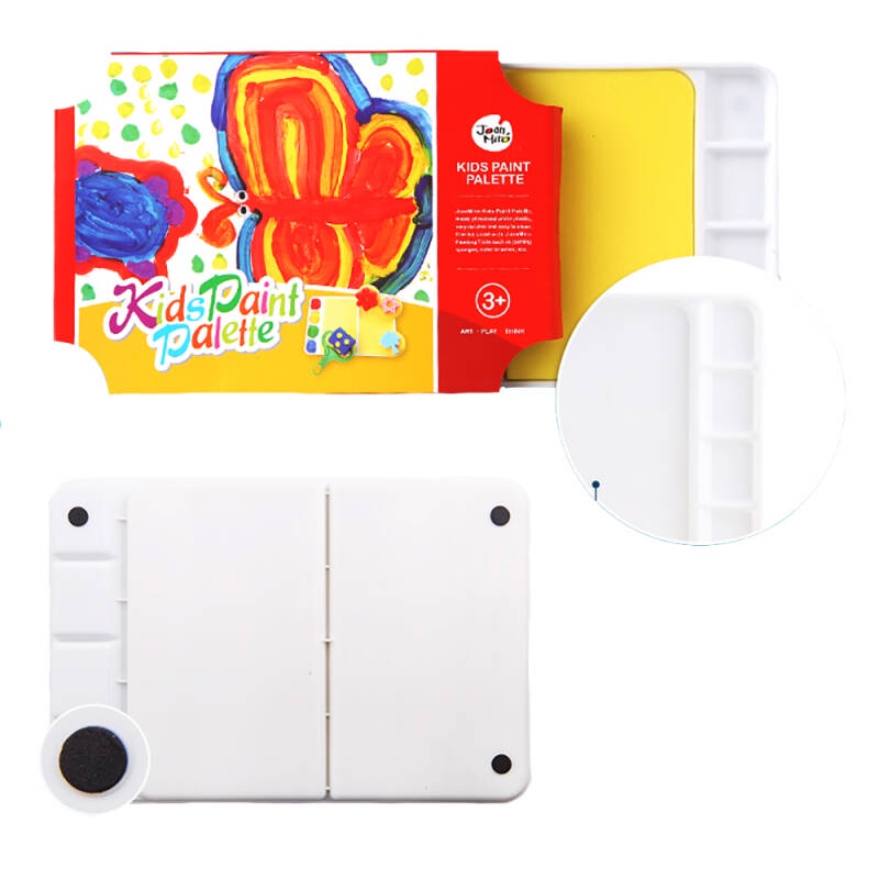 

JOAN MIRO KIDS PAINT PALETTE PIRINGAN MELUKIS CAT WARNA PIRING CAT WARNA RB9