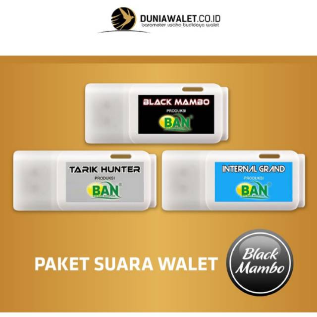 PAKET SUARA WALET BLACK MAMBO ORIGINAL BAN DUNIAWALET DRS ARIF BUDIMAN