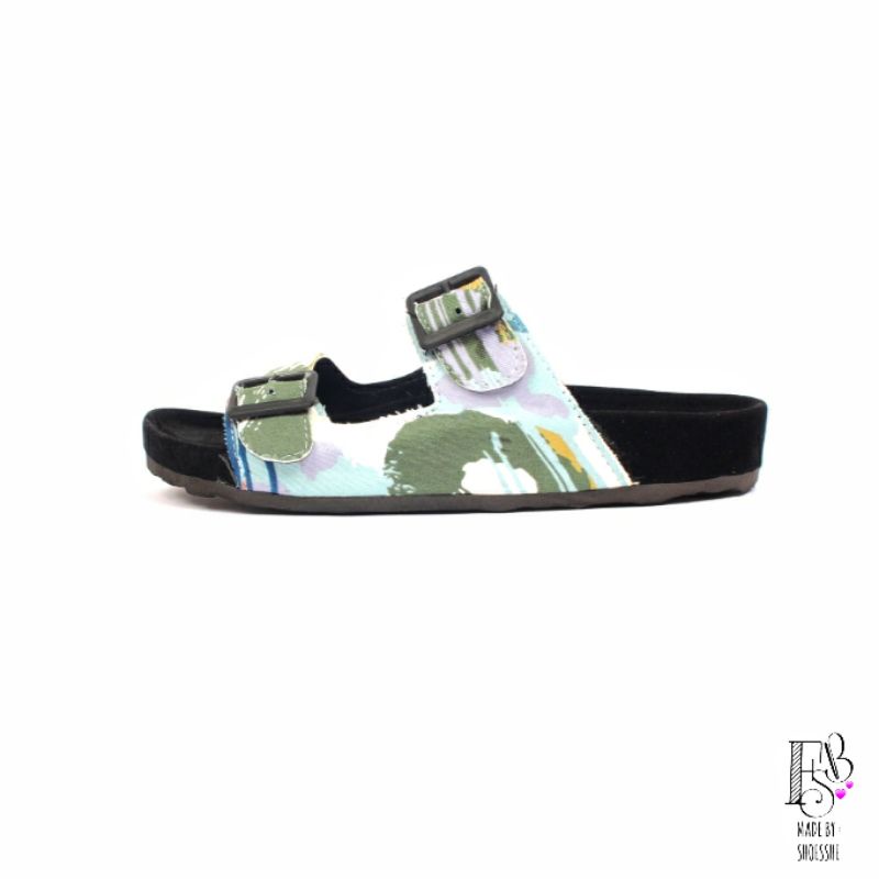 Fsb - MONICA Sendal Birken Wanita-Ocean Green