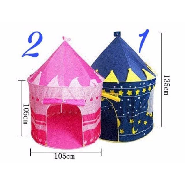 (2KG) SHENAR TENDA CASTLE ANAK/TENDA BERMAIN ANAK/TENDA CAMPING ANAK/TENDA PINK/TENDA BIRU/TENDA ANAK