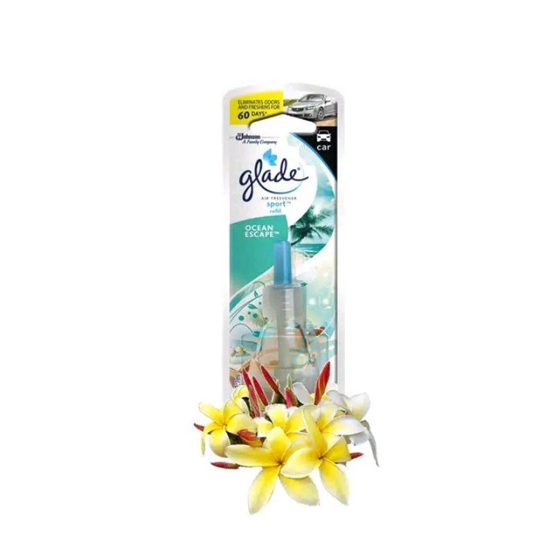 Glade Sport Car Parfume Reffil Ocean Escape