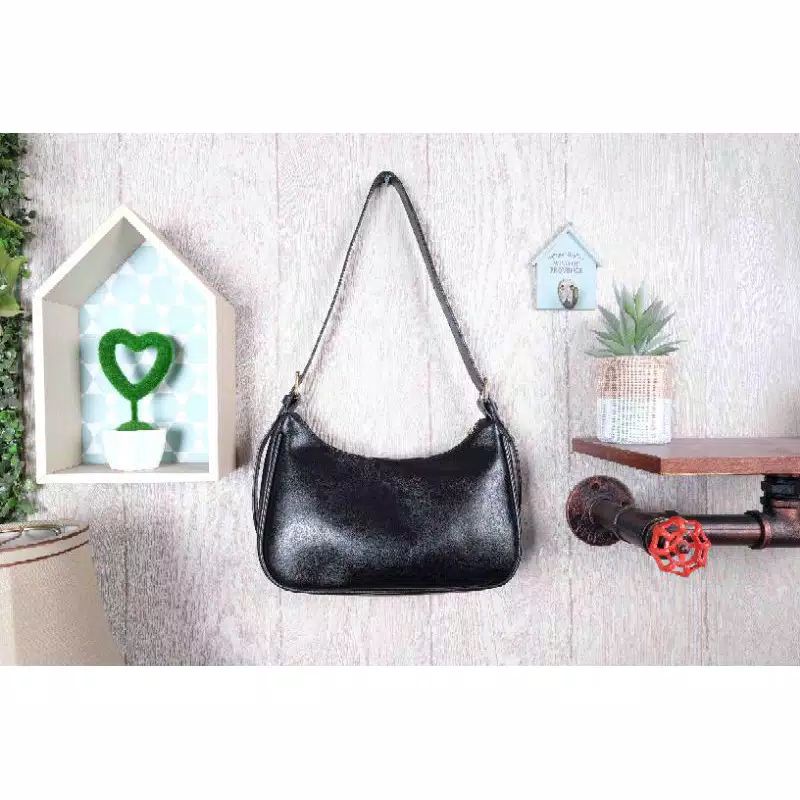 RENI BAG  BLACK GRATIS CUSTOM NAMA/TAS WANITA/TAS KOREAN TAS BAHU SHOULDERBAG