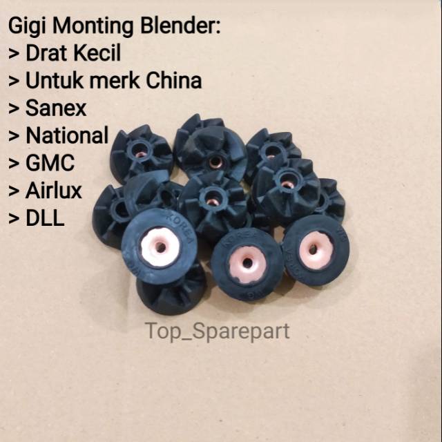 Gigi Karet Monting Blender Drat Kecil Untuk Merk China