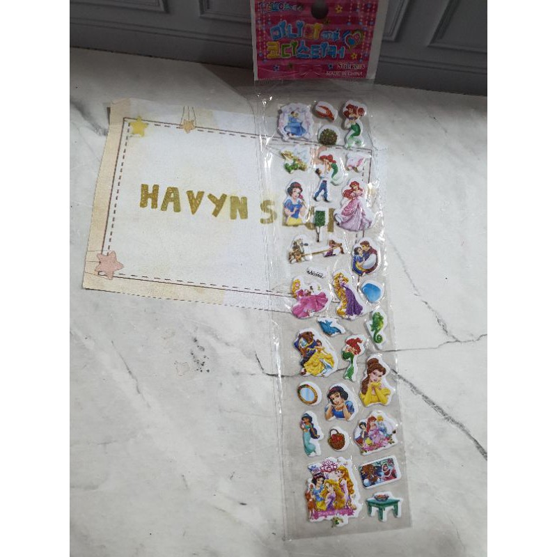 sticker/stiker TANGGUNG-Princess