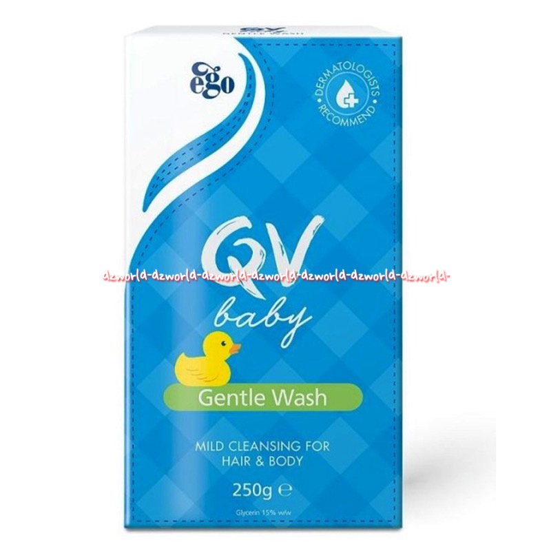 QV Baby Gentle Wash 250ml Mild Cleansing Hair &amp; Body Sabun Shampoo Mandi Bayi QVbaby