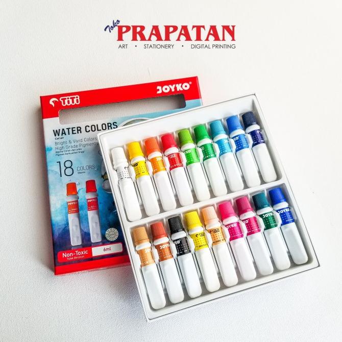 

BISA COD Titi Watercolor / cat air Titi 18 warna/CAT AKRILIK SET/CAT AKRILIK SET 24 WARNA/CAT AKRILIK PASTEL/CAT AIR/CAT AIR LUKIS SET/CAT AIR GIOTTO/KUAS LUKIS 1 SET/KUAS LUKIS KECIL/KUAS LUKIS LENGKAP/KANVAS LUKIS/KANVAS LUKIS SKETSA/KANVAS LUKIS